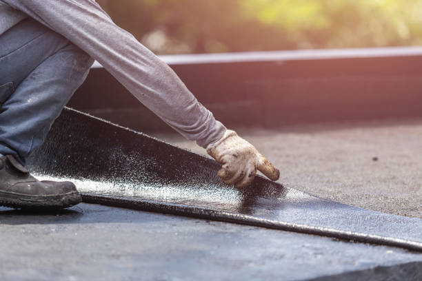 Professional Interior Drainage System technician working in Delong, IN